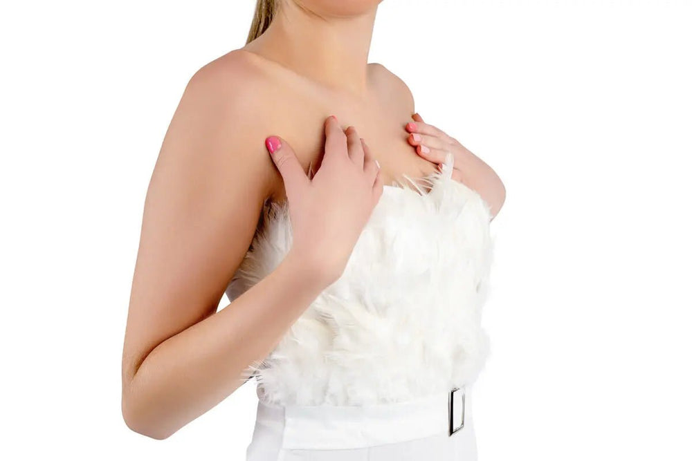 Angel White Feathers Jumpsuit - Pinkaholics Anonymous