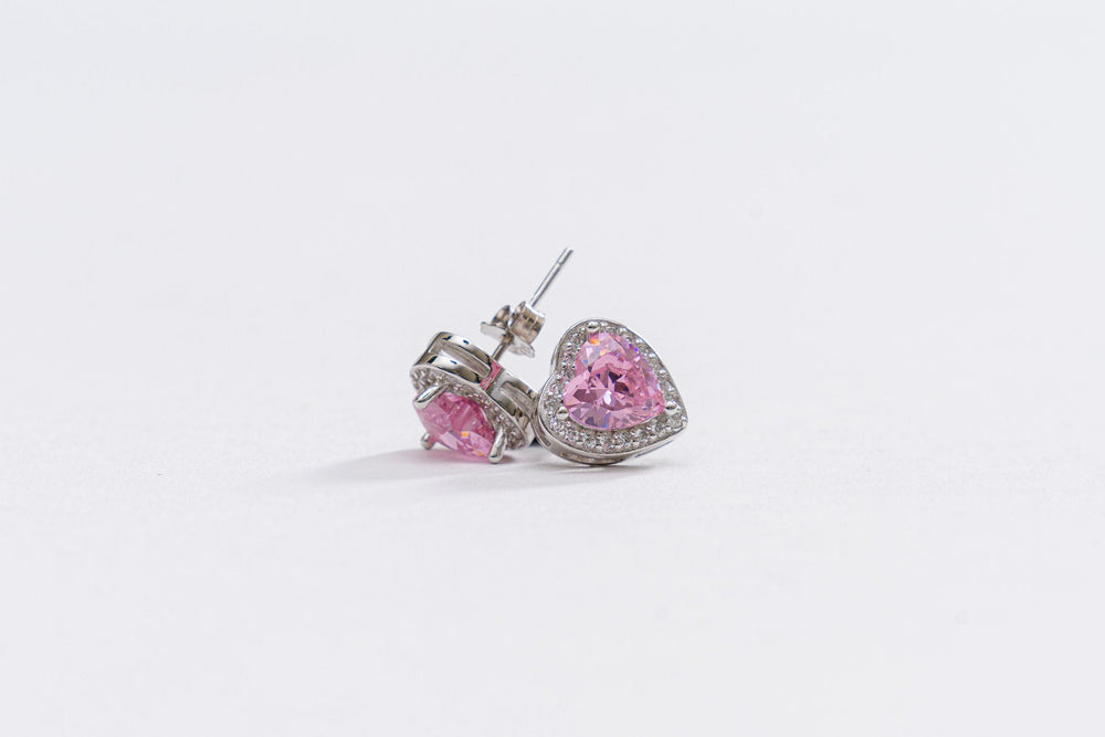 Heart Earring Studs - Pinkaholics Anonymous