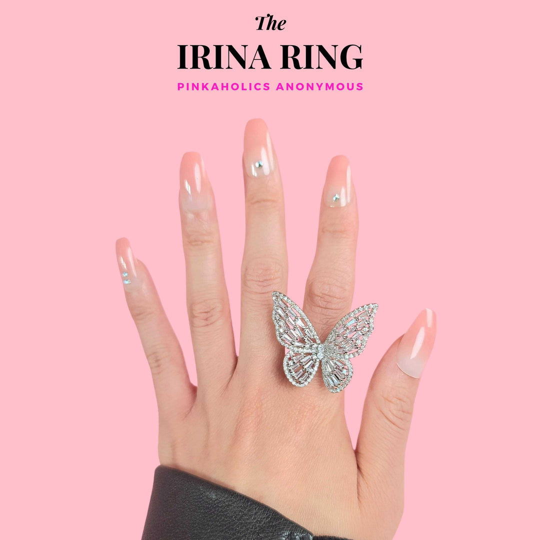 Irina Butterfly Ring - Pinkaholics Anonymous