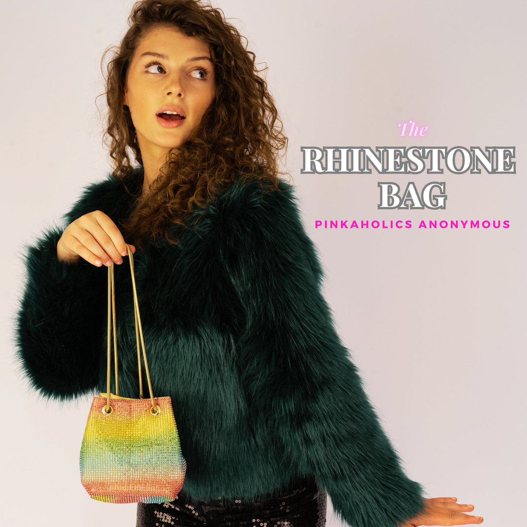 Rainbow Dreamer Rhinestone Bag - Pinkaholics Anonymous